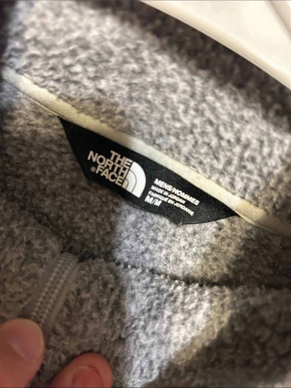 The North Face Heather Gray Half-Zip Fleece Pullover